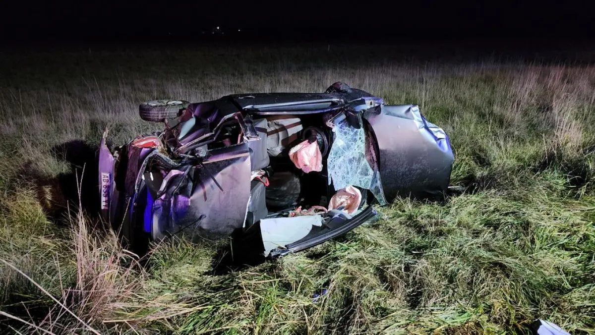 Accidente en Ruta 85: vuelco de un auto deja a una persona herida | El ...