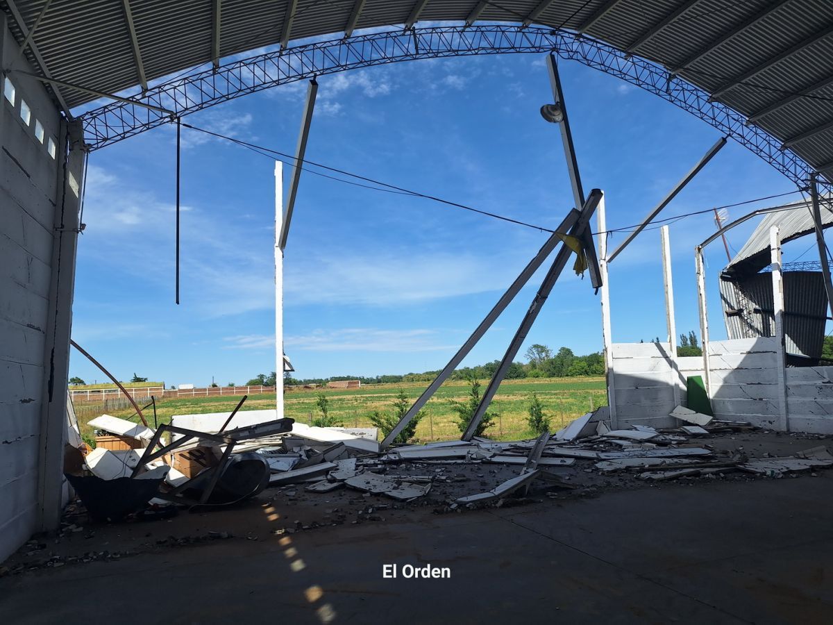 El temporal también pasó por nuestra ciudad