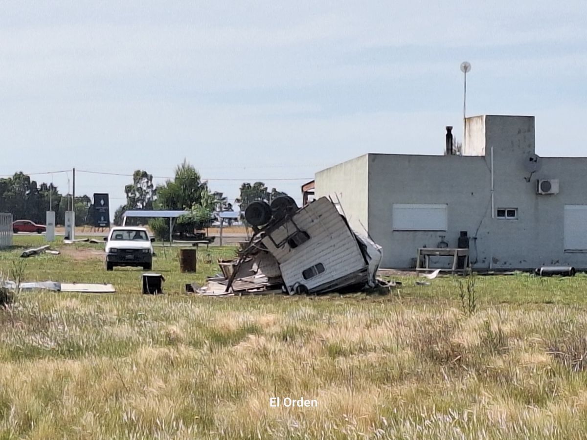 El temporal también pasó por nuestra ciudad