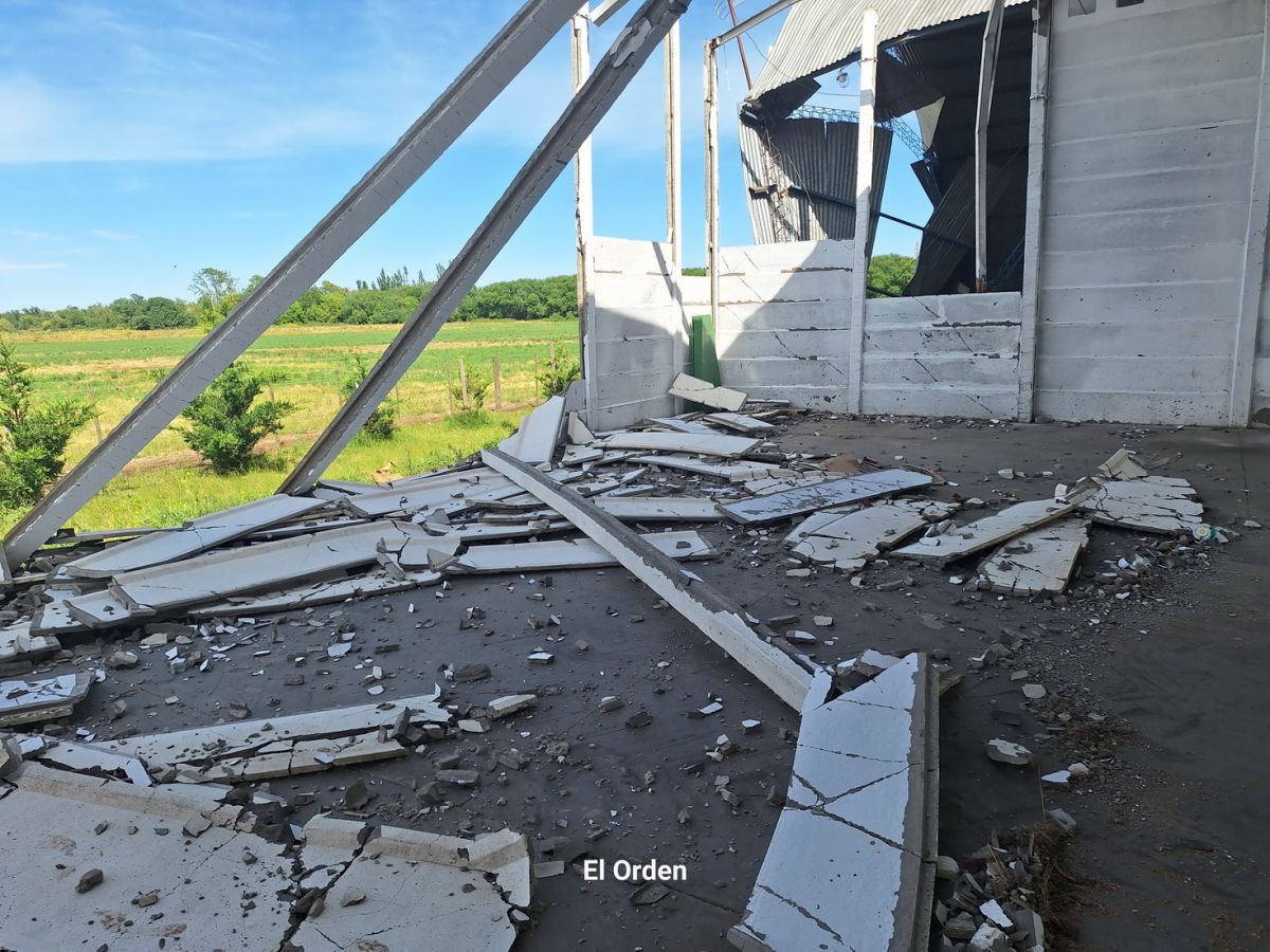 El temporal también pasó por nuestra ciudad