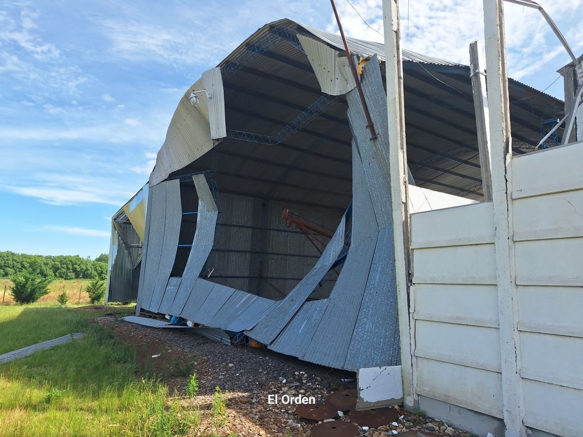 El temporal también pasó por nuestra ciudad