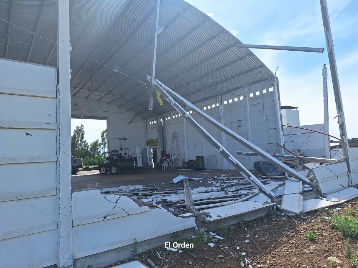 El temporal también pasó por nuestra ciudad
