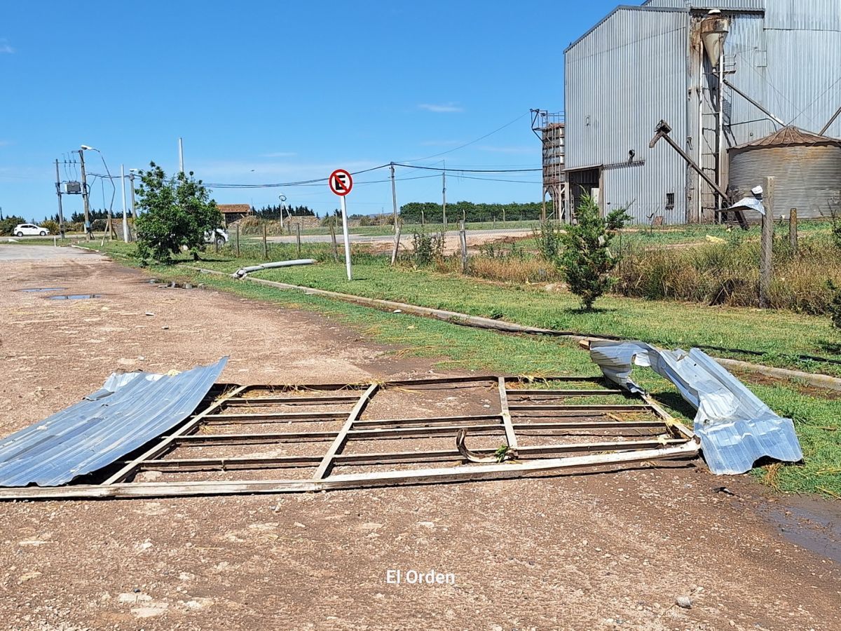 El temporal también pasó por nuestra ciudad