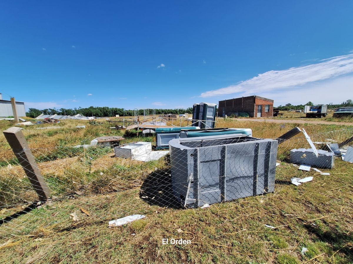 El temporal también pasó por nuestra ciudad