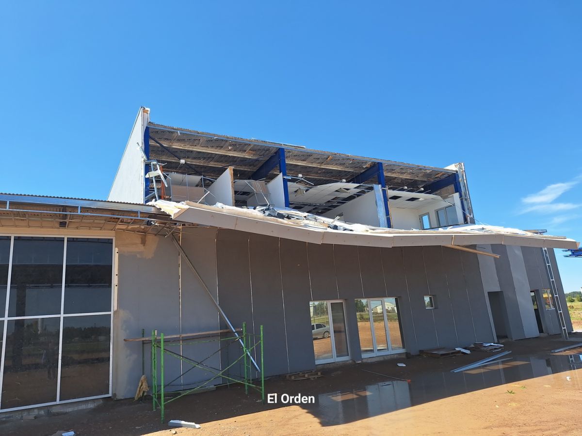 El temporal también pasó por nuestra ciudad