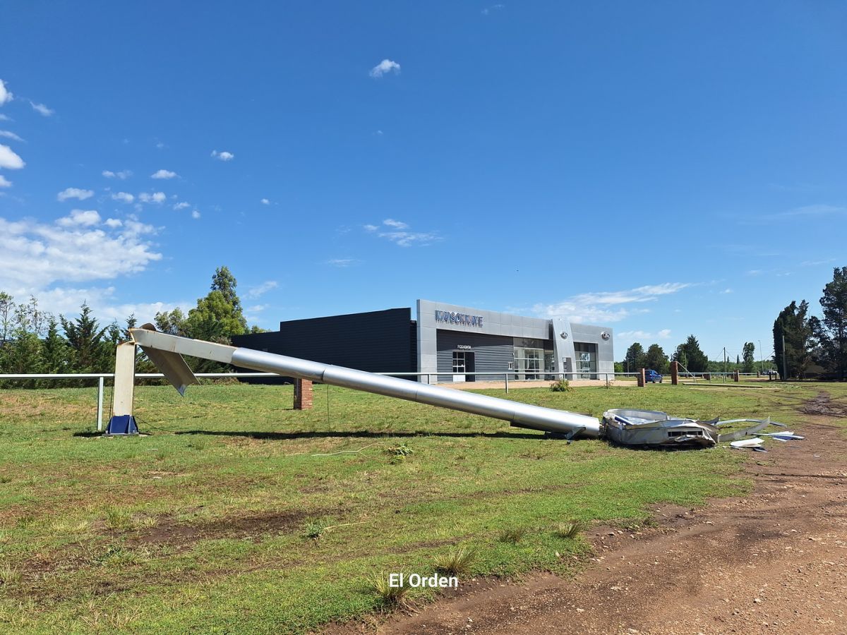 El temporal también pasó por nuestra ciudad
