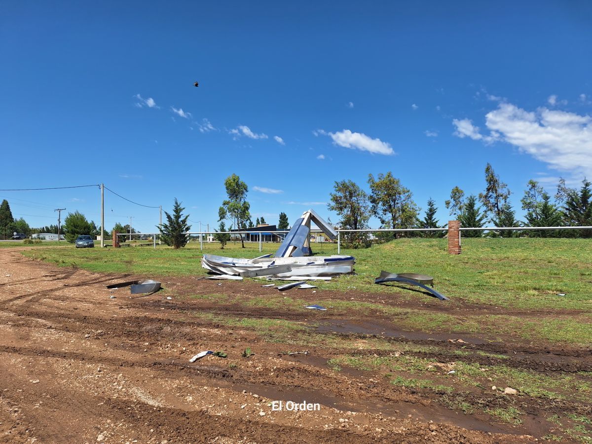 El temporal también pasó por nuestra ciudad