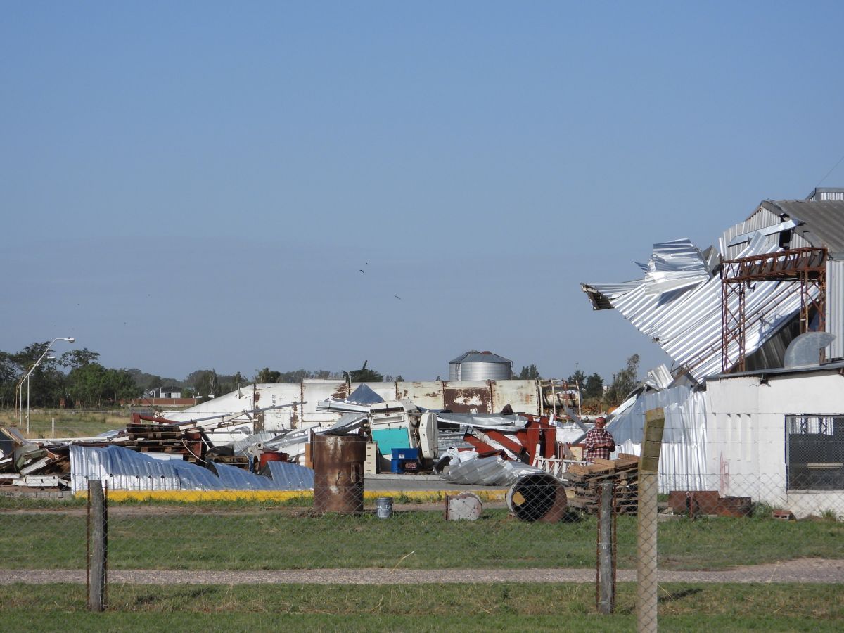 El temporal también pasó por nuestra ciudad