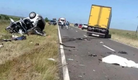 Cinco muertos por un trágico accidente en Corrientes
