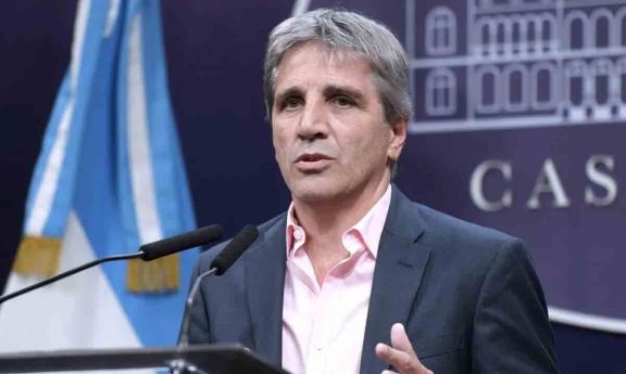 Luis Caputo: “A partir del lunes no se van a imprimir más pesos en Argentina”