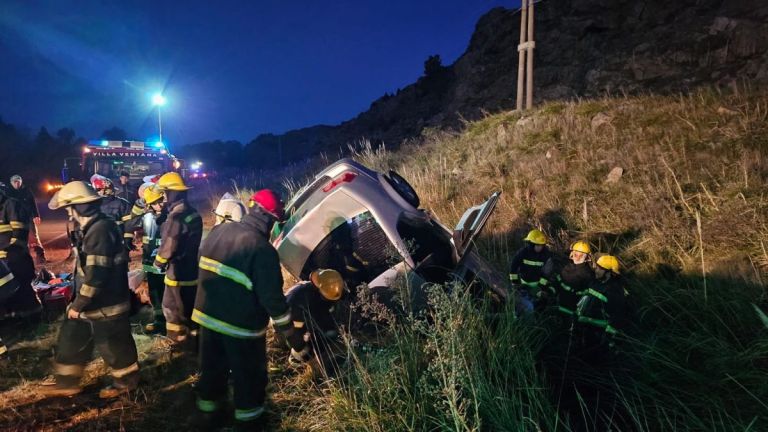 Se produjo un vuelco en la Ruta Provincial 76 | El Orden de Pringles
