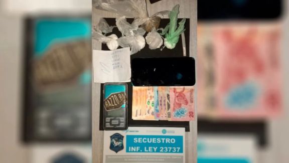 Capturan a un hombre con cocaína y marihuana fraccionada para venta en nuestra ciudad 