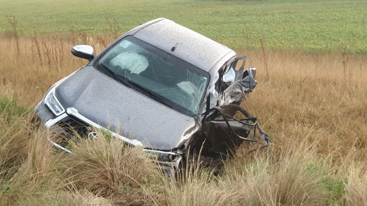 Un camionero pringlense murió tras un choque y vuelco en la Ruta 51