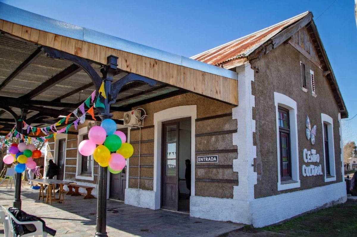 Líbano inauguró su Centro Cultural: una estación con nueva vida para toda la comunidad