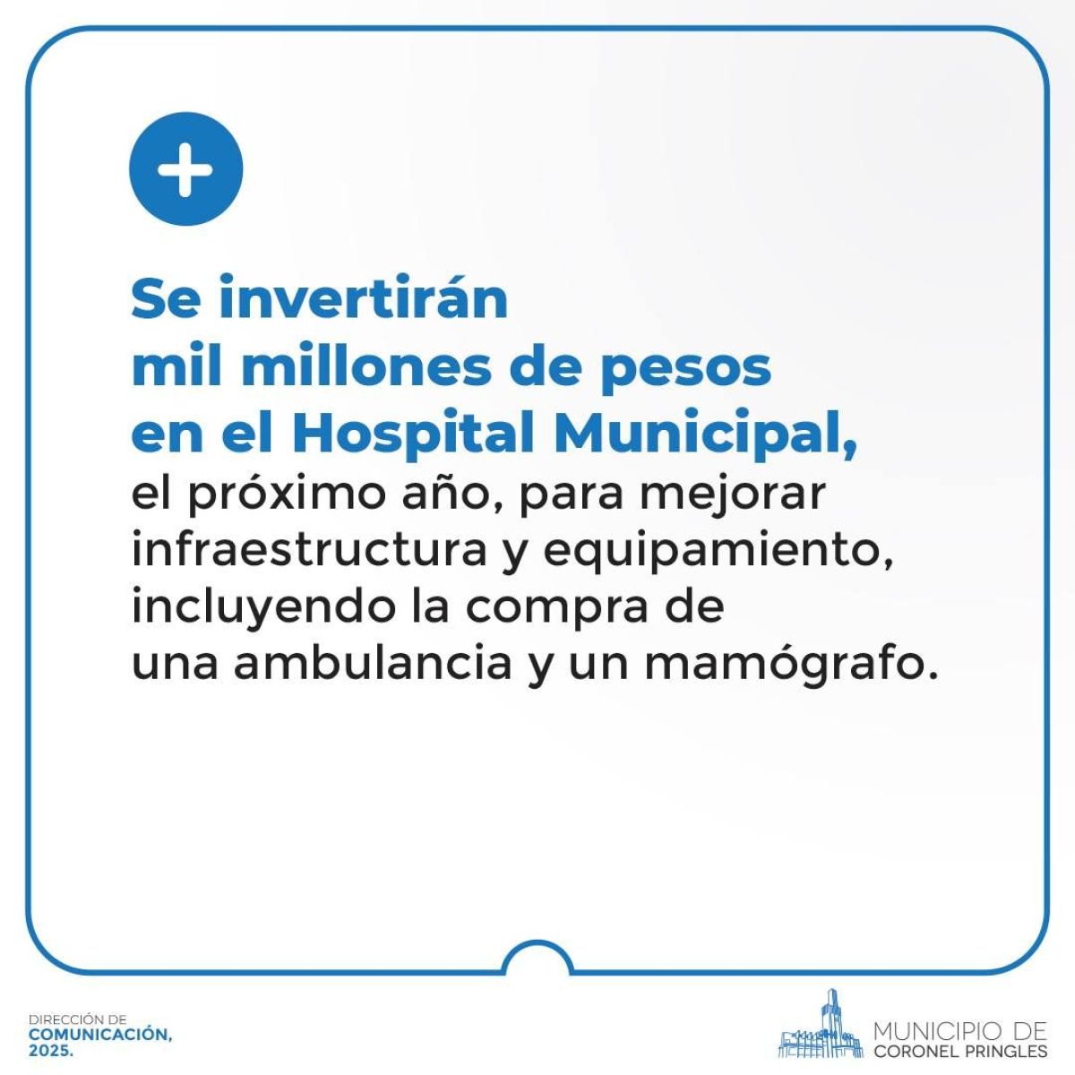Matzkin anunció un 10% de aumento de tasas, cambios de gabinete e inversión récord en el Hospital.