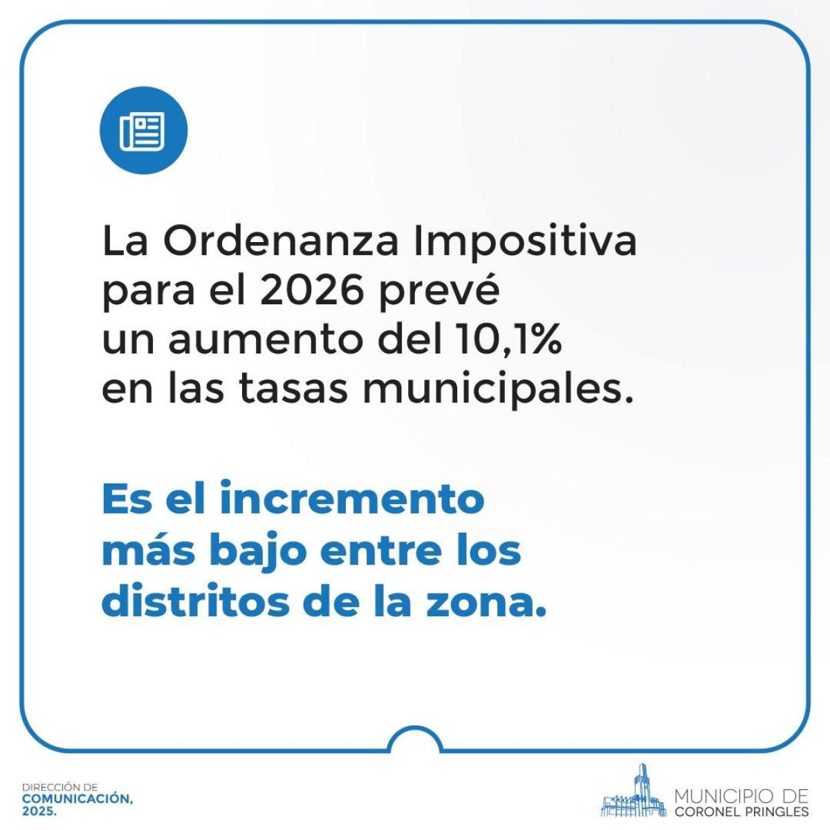 Matzkin anunció un 10% de aumento de tasas, cambios de gabinete e inversión récord en el Hospital.