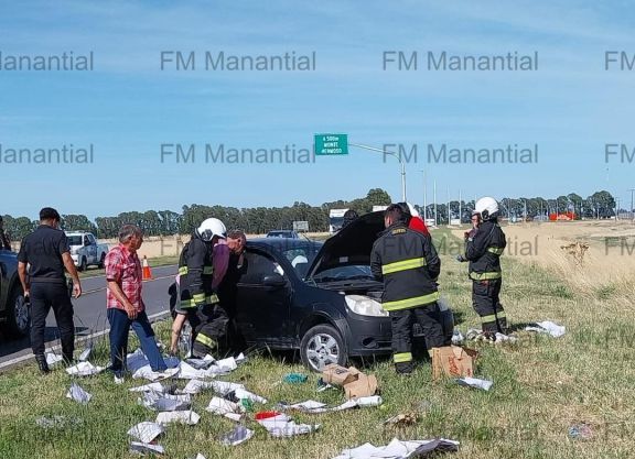 Ruta 3: Un menor herido y derivado al Penna tras un fuerte choque