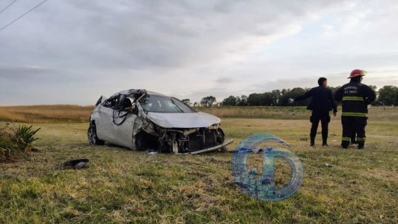 Tragedia cerca de Gonzales Chaves: Dos muertos tras un violento vuelco en la Ruta 75