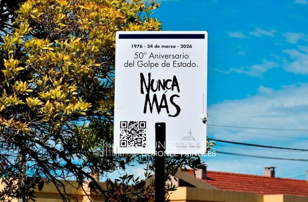 A 50 años del último golpe, Pringles renovó su compromiso con la Memoria, la Verdad y la Justicia