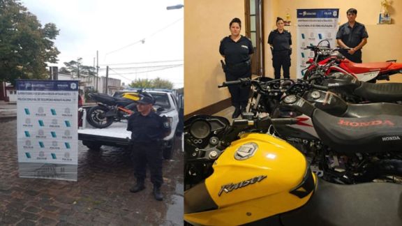 Operativo policial en Pringles: recuperan una moto robada en Carhué tras un allanamiento