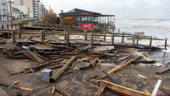 Tras el temporal, Monte Hermoso deberá reconstruir su paseo costero