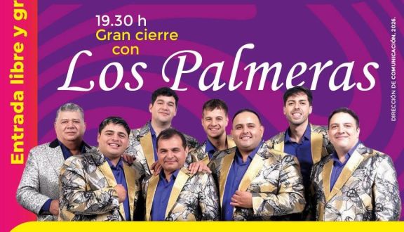 Los Palmeras serán el broche de oro de los festejos por el 144º Aniversario 